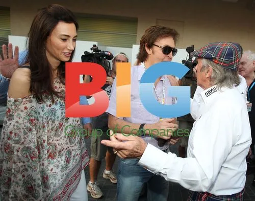 Paul McCartney Visits Abu Dhabi F1 Paddock