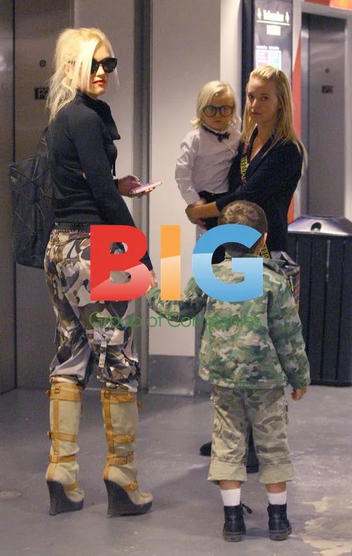 Gwen Stefani and son Kingston at Target