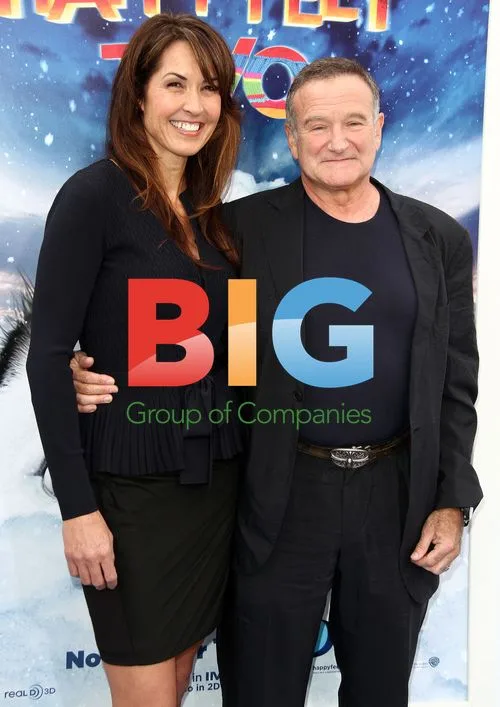 Robin Williams & Susan Schneider at "Happy Feet Two" Premiere