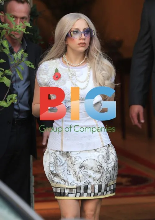 Lady Gaga Leaving Hotel in London