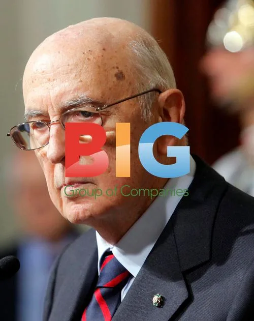 Giorgio Napolitano at Quirinale Palace