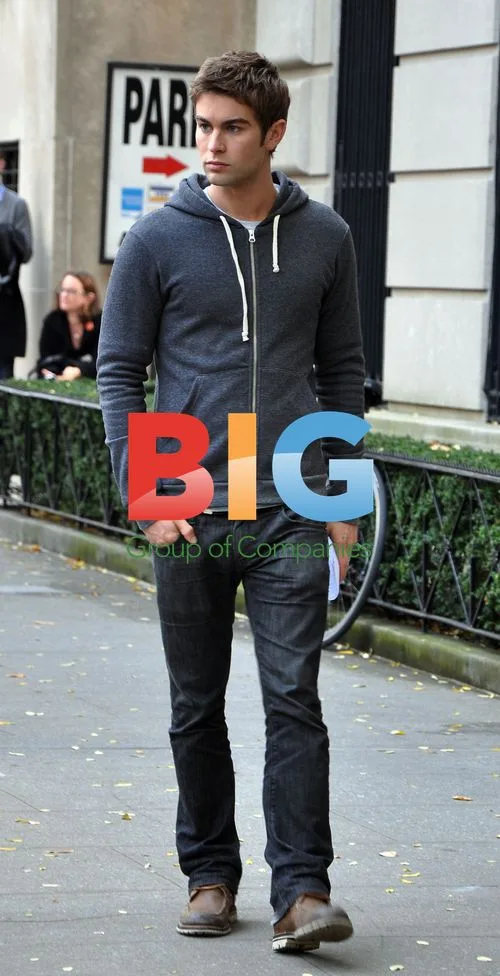 Chace Crawford on 'Gossip Girl' Set