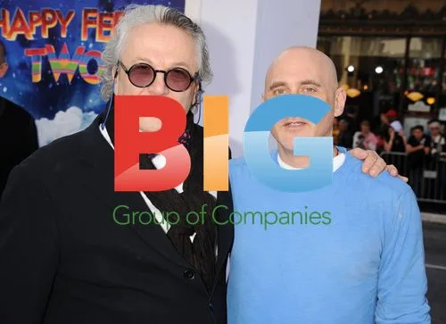 George Miller and Jeff Robinov at 'Happy Feet Two' Premiere