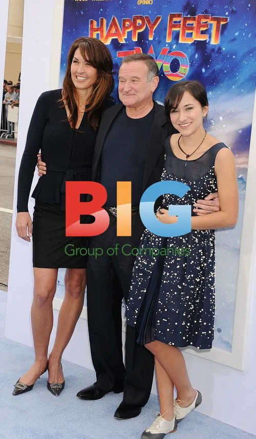 Susan, Robin and Zelda Williams at 'Happy Feet Two' Premiere