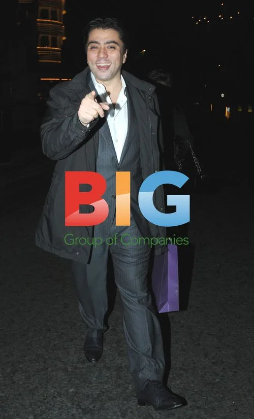 Carlos Tevez's Agent Kia Joorabchian Leaving Hotel