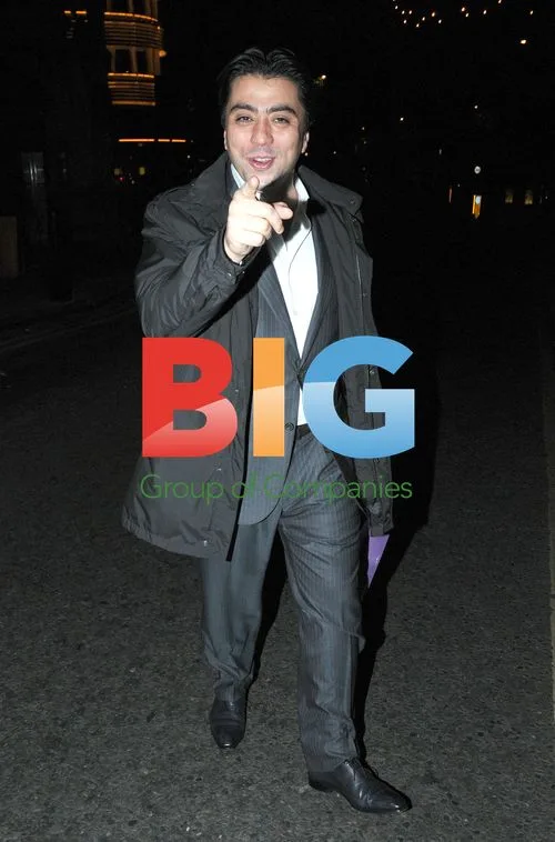 Carlos Tevez's agent Kia Joorabchian after dinner