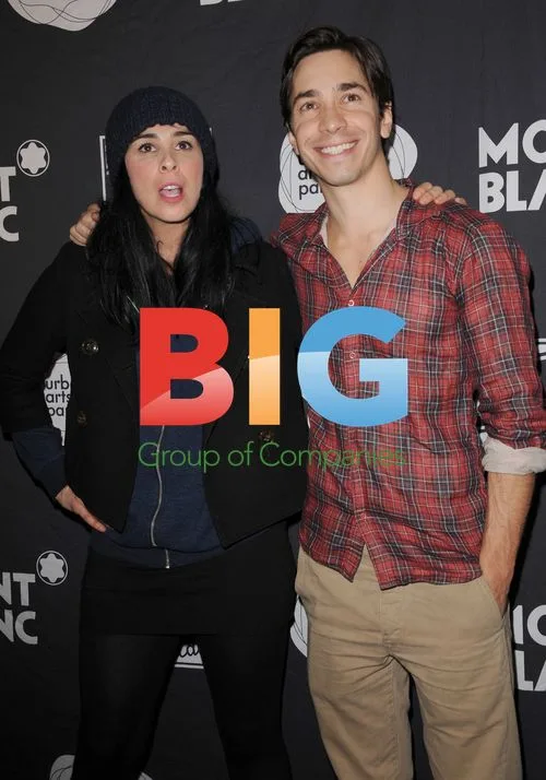 Sarah Silverman and Justin Long at 24 Hour Plays Party