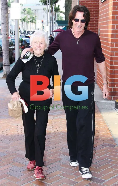 Rick Springfield with 93-year-old mother Eileen