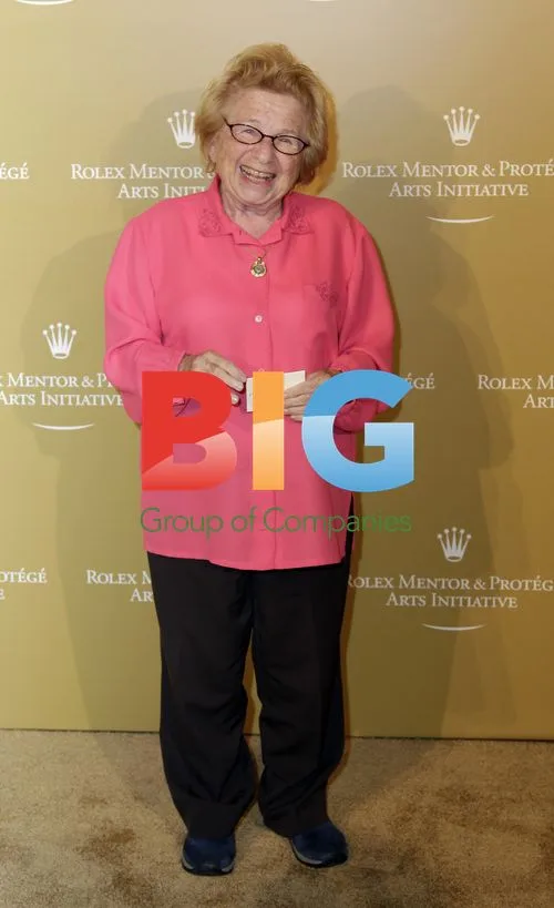 Dr. Ruth Arrives at Rolex Arts Celebration