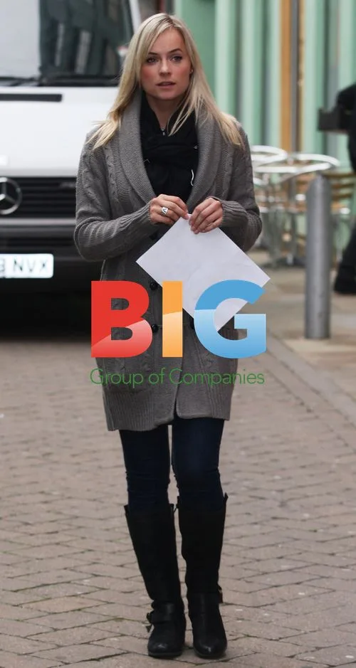 Pollyanna Woodward films 'The Gadget Show' in Birmingham