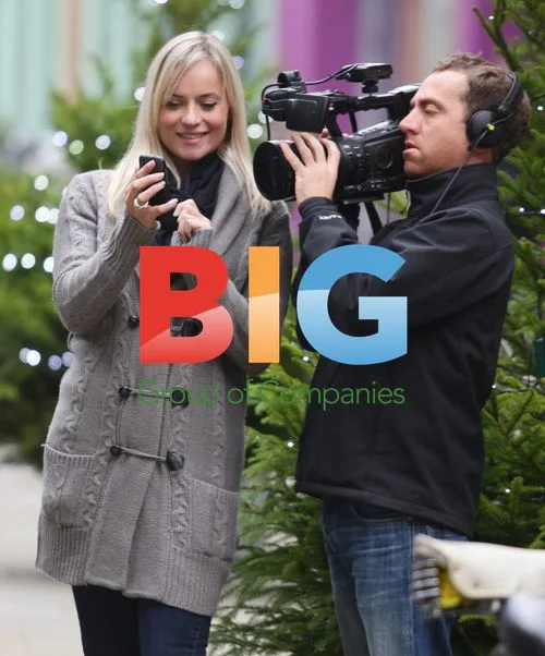 Presenter Pollyanna Woodward films The Gadget Show