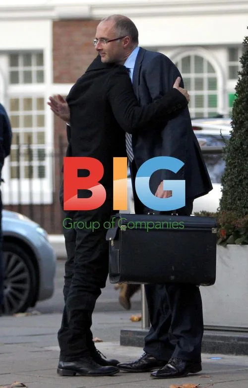 Katie Price and Peter Andre leave lawyers office