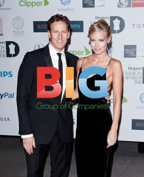 Brendan Cole and Zoe Hobbs at 2011 Drapers Fashion Awards