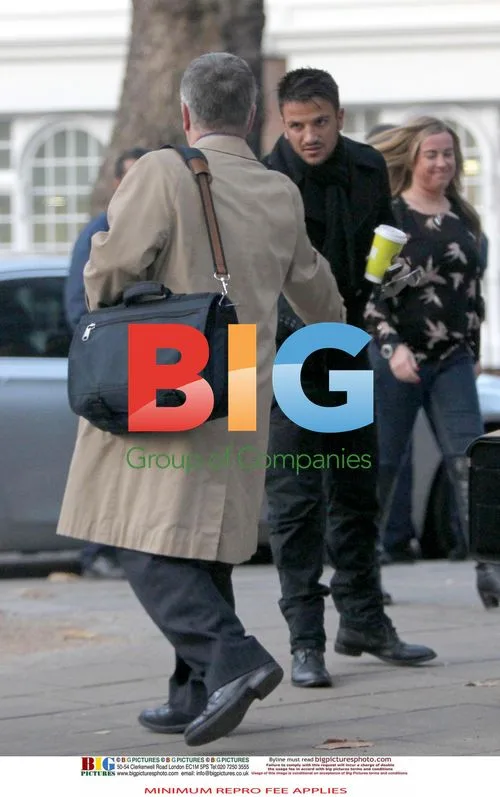 Katie Price and Peter Andre Leave London Law Office