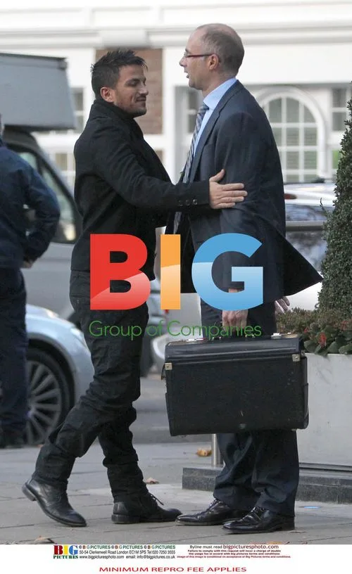 Katie Price and Peter Andre Leave Lawyer's Office