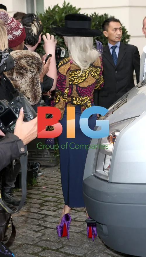 Lady Gaga Leaves London Hotel