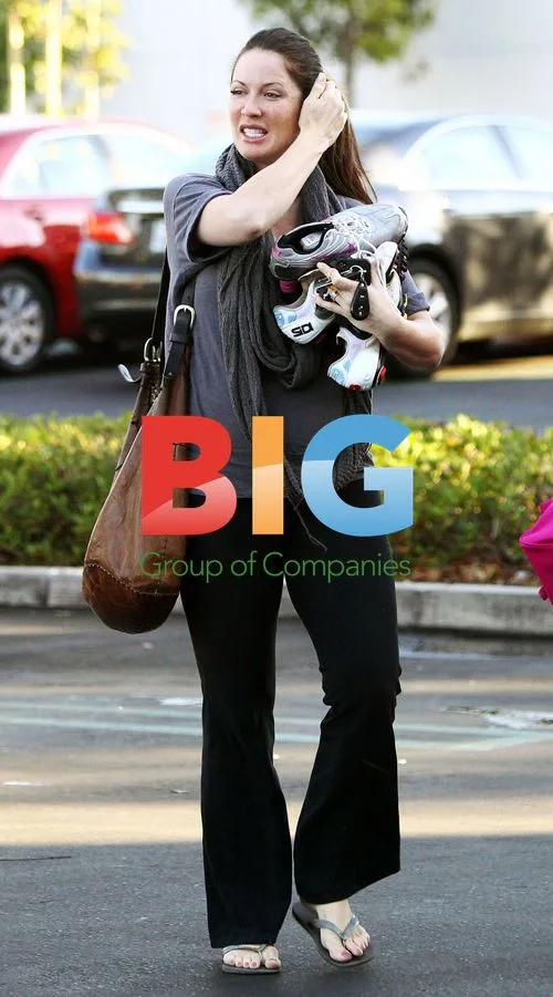 Laura Bellizzi Leaving LA Fitness Class