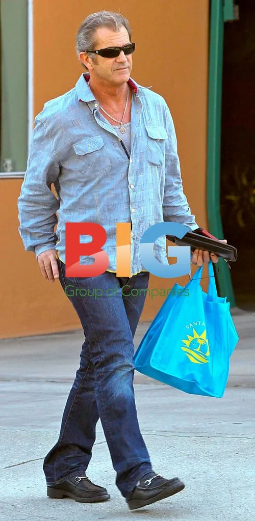 Mel Gibson Runs Errands in Santa Monica