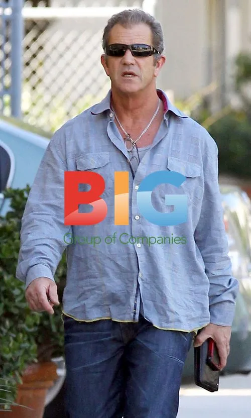 Mel Gibson Runs Errands in Santa Monica