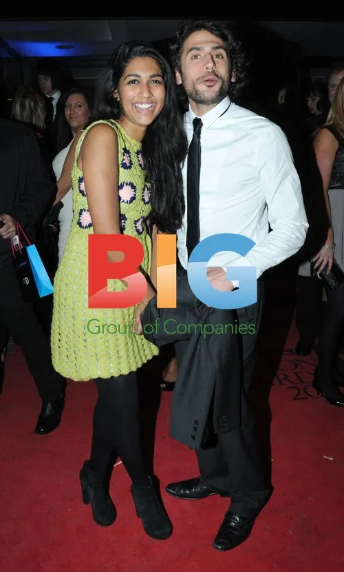 Meryl Fernandes and Marc Elliott at 2011 Drapers Fashion Awards