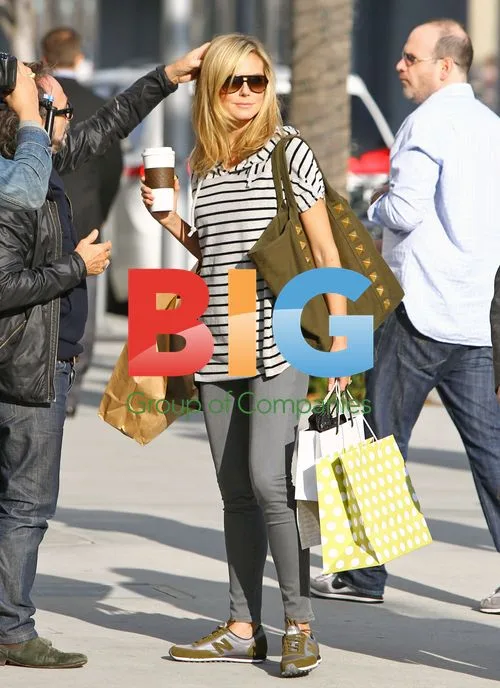 Heidi Klum Candid Street Style