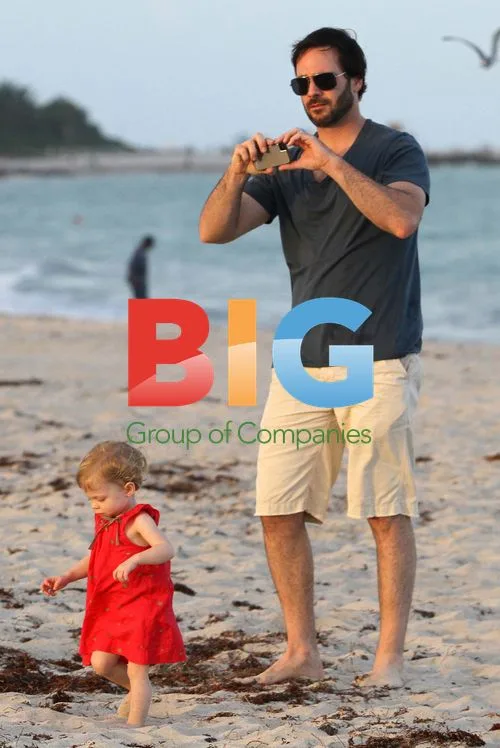 Jimmie Johnson with Family at Beach