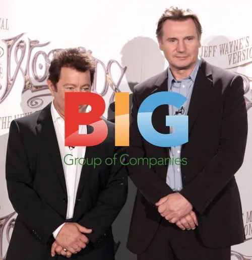Liam Neeson and Jeff Wayne attend 'War of the Worlds' press conference