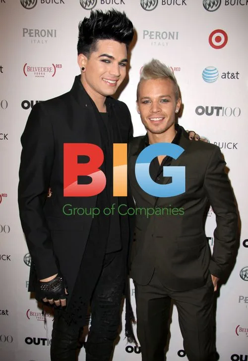 Adam Lambert and Sauli Koskinen at OUT100 2011