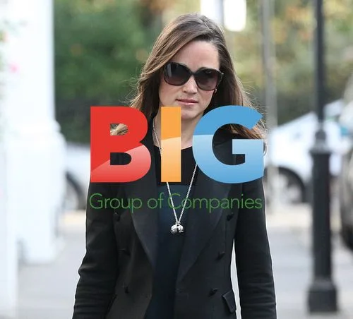 Pippa Middleton on her way to work in London