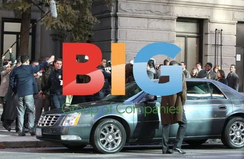 Shia LaBeouf, Robert Redford, and Chris Cooper on set in Vancouver