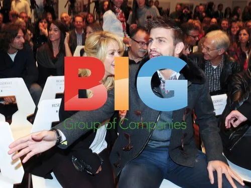 Gerard Pique and Shakira at Barcelona event