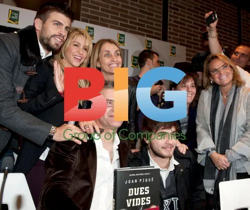 Shakira and Gerard Pique at book presentation