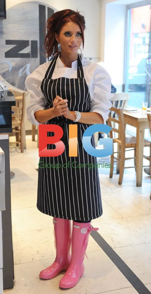 Amy Childs and Aldo Zilli at Billingsgate Fish Market