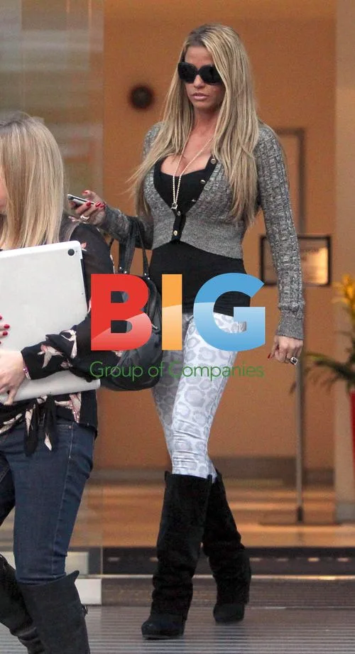 Katie Price and Peter Andre Leave Lawyer's Office