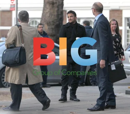 Katie Price and Peter Andre Leaving Lawyer's Office