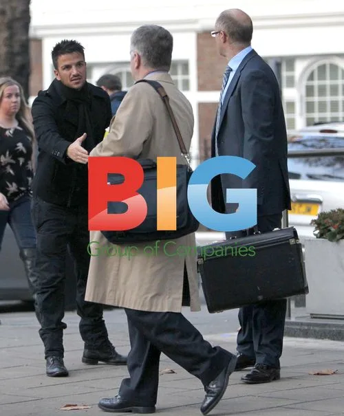 Katie Price and Peter Andre Leave Lawyer's Office