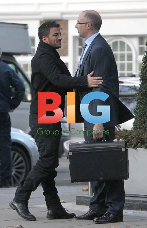 Katie Price and Peter Andre Leave Lawyer's Office