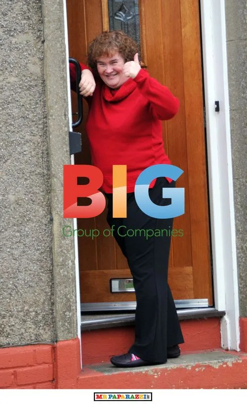 Susan Boyle at Her Home in Glasgow