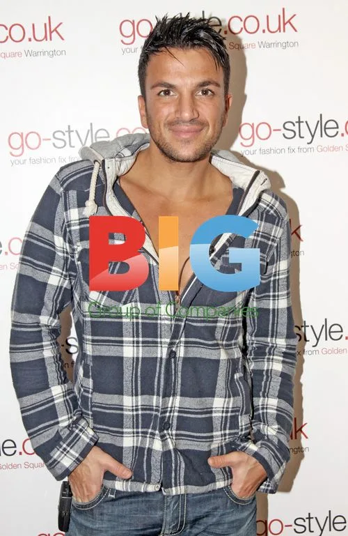 Peter Andre at Warrington Christmas Lights