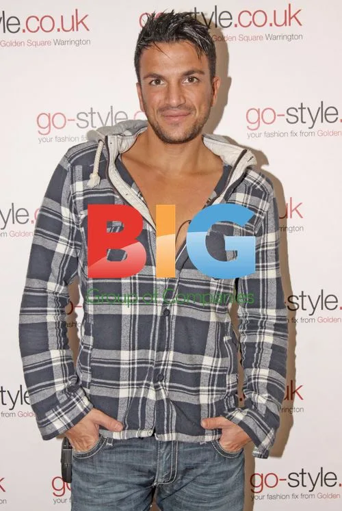 Peter Andre Poses After Warrington Gig