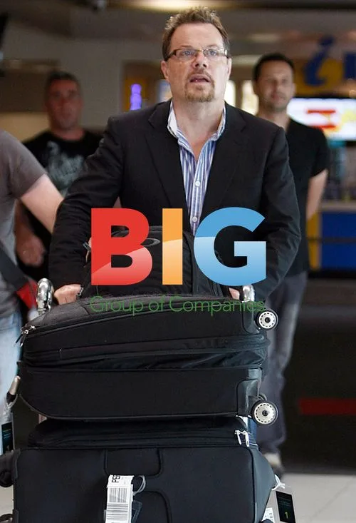 Eddie Izzard at Perth Airport, Australia