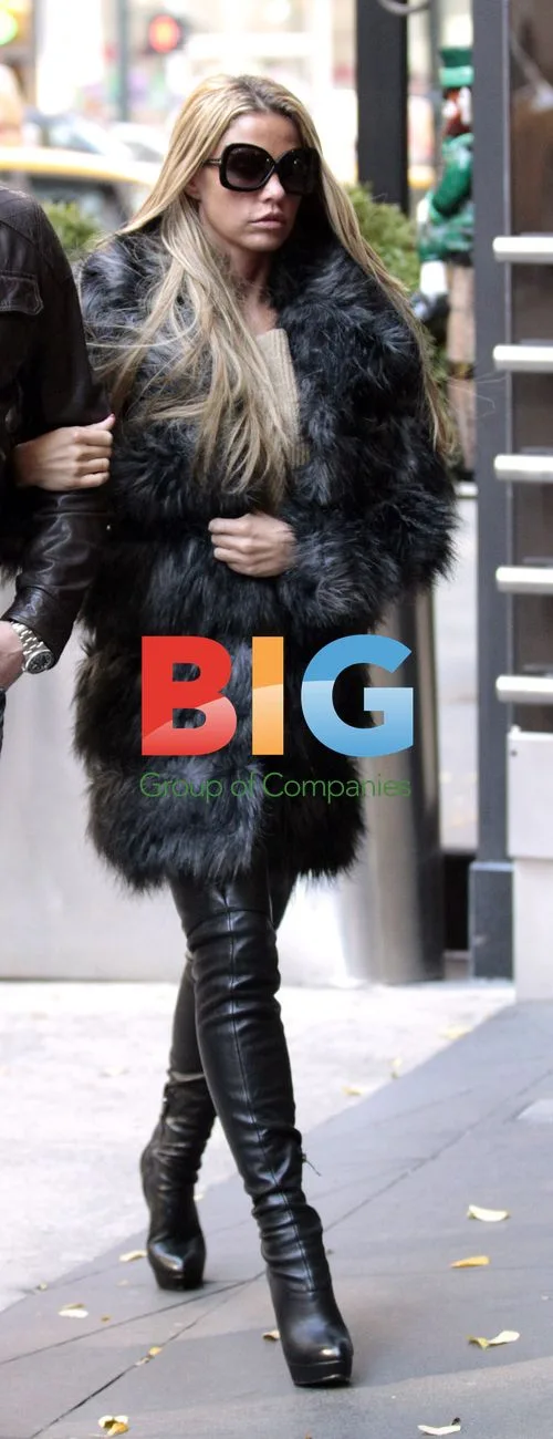Katie Price and friend Phil Turner in New York