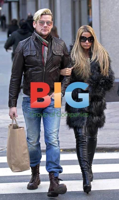 Katie Price and Friend Breakfast in NY