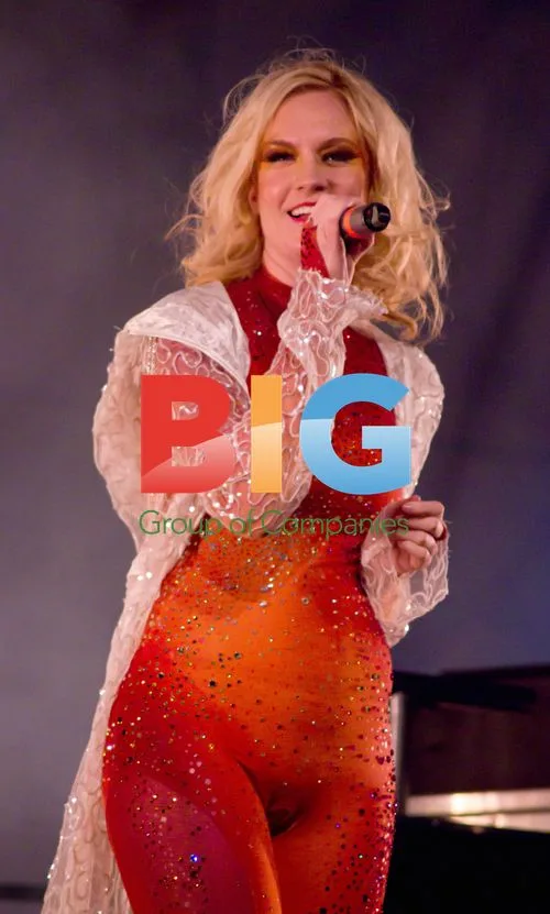 Kitty Brucknell Performs at Christmas Light Switch On