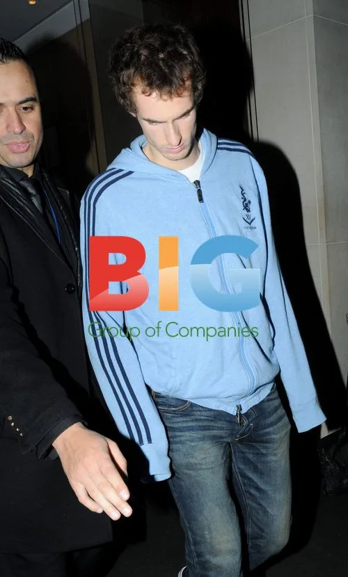 Andy Murray Leaving Nobu Restaurant