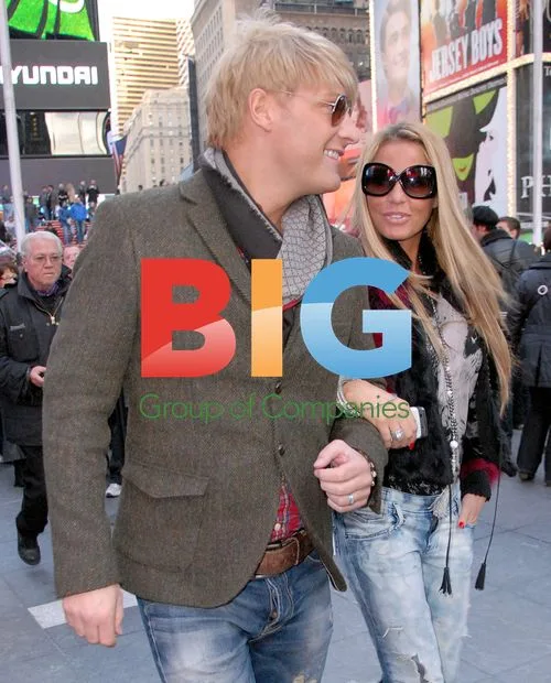Katie Price and Gary Cockerill in Times Square