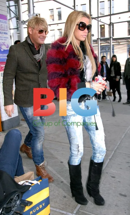 Katie Price in Times Square
