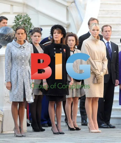 Monaco Royal Family at National Day Ceremony