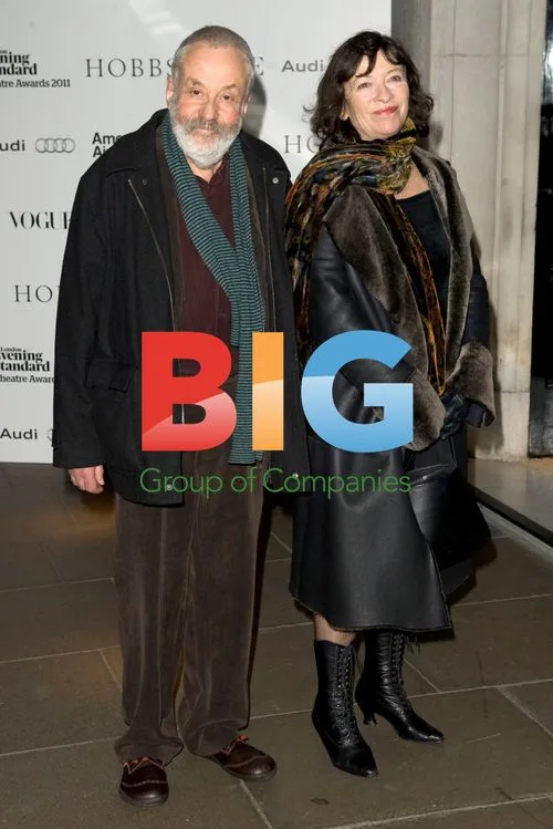 Mike Leigh Arrives at Evening Standard Theatre Awards 2011