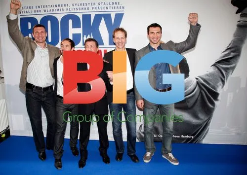 Klitschko Brothers and Stallone at Rocky Musical Press Conference